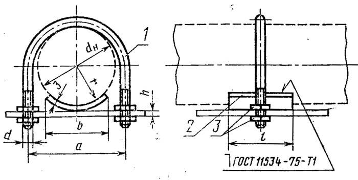 Опора ОПБ2-32; 33,5 ОСТ 36-94-83 Опора ОПБ2-32; 33,5 ОСТ 36-94-83